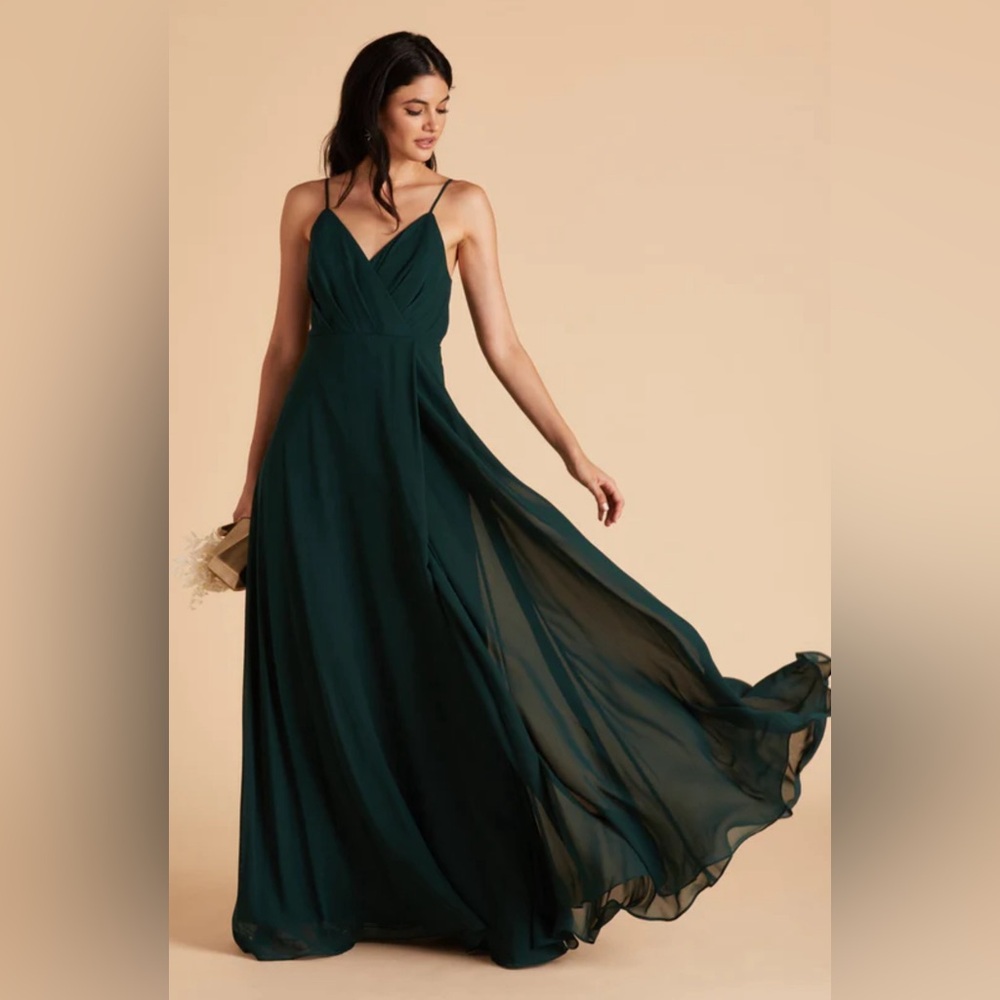 Birdy Grey Kaia Dress Chiffon Emerald Bridesmaid Formal Prom Gown Maternity